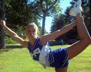 college cheerleader upskirt